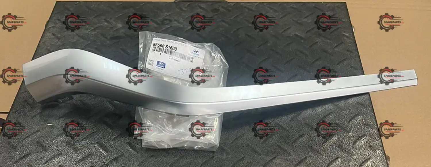 Hyundai moulding front bumper, rh 86596S1600